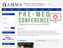 Tablet Screenshot of ammac.org