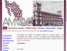 Tablet Screenshot of ammac.org.mx